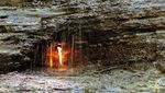 Foto: Api Abadi di Balik Air Terjun