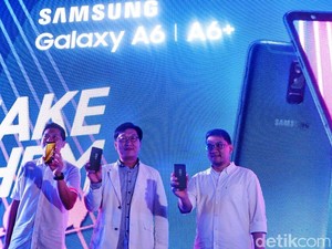 Galaxy A6 dan A6+ Resmi Meluncur di Indonesia
