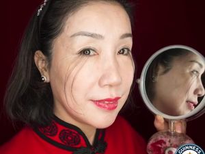Potret You Jianxia, Wanita dengan Bulu Mata Terpanjang di Dunia