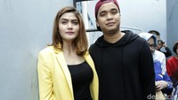 Billy Syahputra dan Hilda saat ditemui di Studio Trans TV, Kapten Tendean, Jakarta Selatan pada Senin (7/5). Pool/Palevi S/detikFoto.