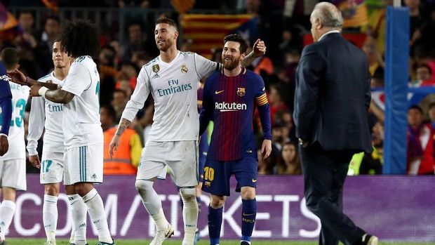 Lionel Messi berpeluang absen di El Clasico dini hari nanti.