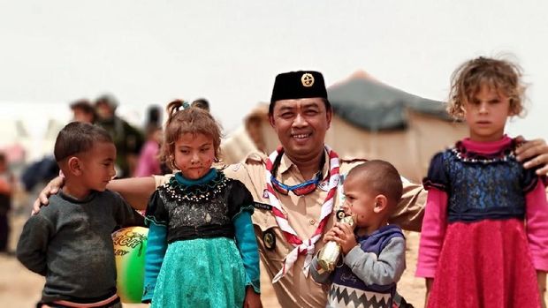 Relawan Pramuka Ungkap Kondisi Sedih Pengungsi Palestina-Suriah