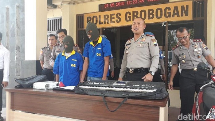 Polisi Ciduk 2 Pencuri Spesialis Gedung Sekolah di Grobogan