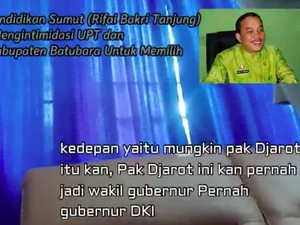 Beredar Rekaman Diduga Pejabat Sumut Ajak Dukung Djarot