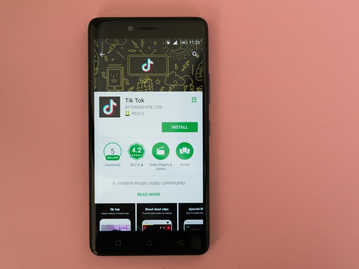 Aplikasi Tik Tok. Foto: Shutterstock Aplikasi Tik Tok. Foto: Shutterstock