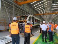 Pabrik LRT di Madiun