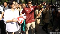 Sri Mulyani mengatakan, renovasi Lapangan Banteng merupakan janji Sandiaga saat menjadi Wakil Gubernur DKI Jakarta.