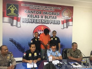 Salahgunakan Visa, WN Pantai Gading Ditahan Imigrasi Blitar