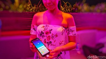 Ini Galaxy A6. Foto: detikINET/Adi Fida Rahman