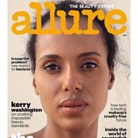 Kerry Washington tak mengenakan makeup tebal atau meluruskan rambutnya untuk sampul majalah Allure November 2017. Tampil natural, pemain serial Scandal ini masih terihat menawan. Foto: Instagram