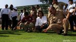 Duet Sri Mulyani dan Sandiaga Uno Cek Lapangan Banteng