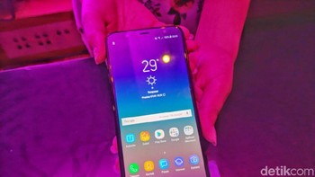 Ini Galaxy A6+. Foto: detikINET/Adi Fida Rahman