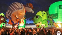 Saat ini, diikuti oleh banyak peserta bahkan membutuhkan luas 54 kali lapangan bola (Albuquerque Balloon Fiesta/Facebook)