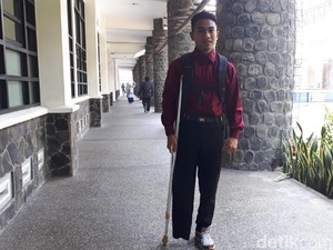 Kisah Langgeng Pemilik Satu Kaki, Atlet Renang hingga Ikut SBMPTN