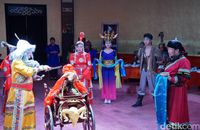 Prosesi pemotongan kambing oleh Genghis Khan (Wahyu/detikTravel)
