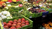 Buah-buahan dan daging yang dijual di sini ukurannya besar-besar lho, jauh dari ukuran buah dan daging yang ada di Indonesia. Ukuran buah tomat misalnya lebih dari sekepal tangan orang dewasa.