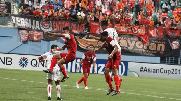 Persija Jakarta kalah 2-3 pada leg pertama di markas Home United.