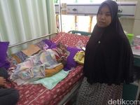 Kisah Pilu dan Derita Bayi Membuncit di Ciamis