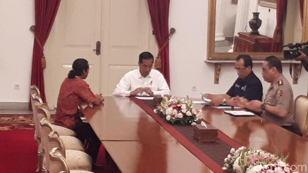 Pertemuan Agus Yuda dengan Jokowi
