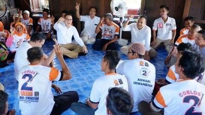 Aswari dan Irwansyah Sapa Warga Sumsel
