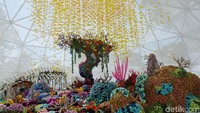 Karya instalasi Mulyana ini dapat disaksikan di ArtJog mulai 4 Mei hingga 4 Juni 2018. Foto: Tia Agnes/ detikHOT