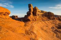Formasi bebatuan unik di (Canyonlands National Park)
