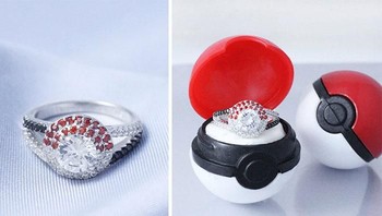 Dari cincin dan kotaknya berdesain Pokemon. (Foto: Boredpanda)