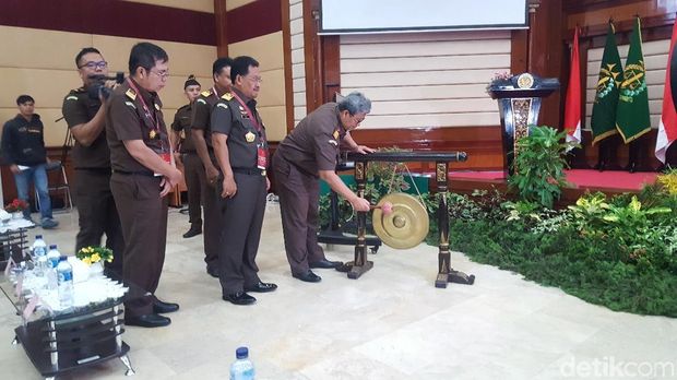Rakernis bidang pidana khusus Kejaksaan Agung, Selasa (8/5/2018)