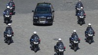 Limosin itu telah menjadi kendaraan dinas Vladimir Putin sejak 2018 lalu, bernama Senat Aurus. (Reuters)