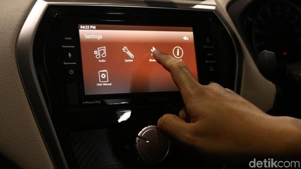 Layar sentuh di Datsun GO+ Panca