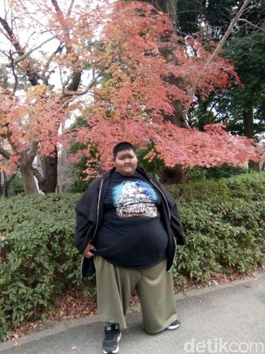 Aria saat masih gemuk-gemuknya.