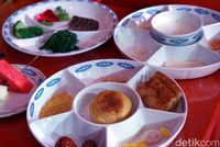  Makanan yang disajikan di Zha Mayan (Wahyu/detikTravel)