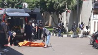 Satu kantong jenazah tampak ada di Mako Brimob (Foto: Dok. Istimewa)