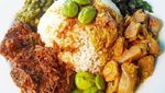 Lamak Nian! 10 Sajian Rendang dengan Nasi yang Jadi Menu Makan Siang Netizen