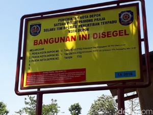 Pemkot Depok Segel Aparkos Avicena