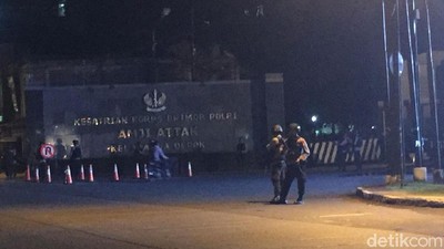 Foto: Dijaga Ketat, Begini Suasana Mako Brimob Usai Rusuh