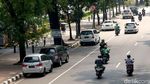 Jalur Motor di Jalan Merdeka Barat Belum Steril