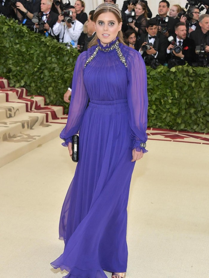 NEW YORK, NY - MAY 07:  Princess Beatrice of York attends the Heavenly Bodies: Fashion & The Catholic Imagination Costume Institute Gala at The Metropolitan Museum of Art on May 7, 2018 in New York City.  (Photo by Neilson Barnard/Getty Images)