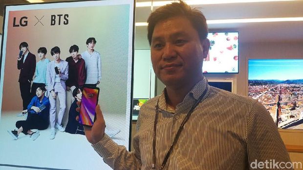 Head of LG Mobile Communication Indonesia Heegyun Jang.