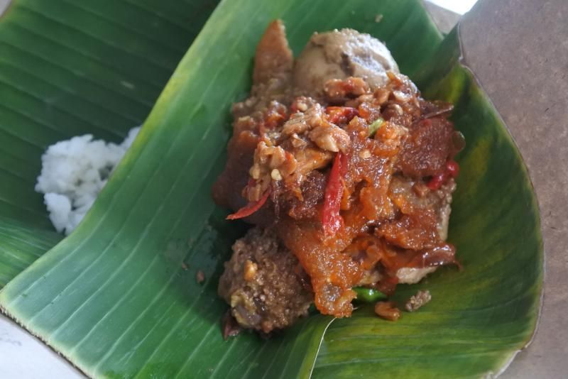 Gudeg mbok Lindu di Yogyakarta