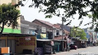 Suasana hening dan sepi terilhat di depan Markas Komando Brimob Kelapa Dua Depok, Jawa Barat. 