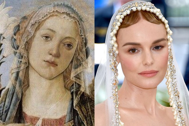 Kate Bosworth sebagai Bunda Maria dalam karya Sandro Botticelli. Foto: Ist.