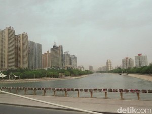 Di China, Gurun Pasir di Jalur Sutra Disulap Jadi Kota