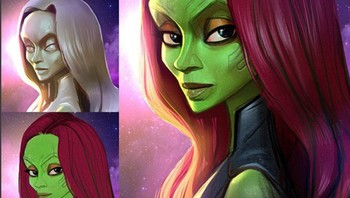 Gamora. (Foto: Instagram)