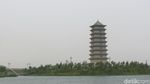 Foto: Kota Jalur Sutra di Gurun Pasir China