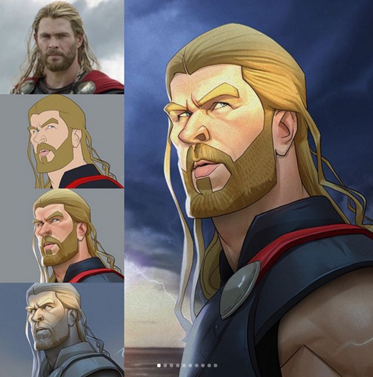 Animasi Karakter Avengers yang Mirip Banget Foto 2 Animasi Karakter Avengers yang Mirip Banget Foto 2