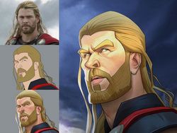 Animasi Karakter Avengers yang Mirip Banget