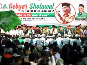 Ribuan Orang Ikuti Gebyar Solawat Islam Nusantara