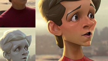 Dalam postinganya ia suka memberikan tahap-tahap proses menggambarnya. Gambar Spiderman. (Foto: Instagram)