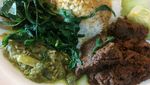 Lamak Nian! 10 Sajian Rendang dengan Nasi yang Jadi Menu Makan Siang Netizen